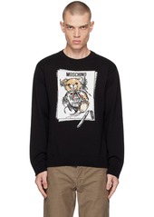 Moschino Black Teddy Bear Sweater