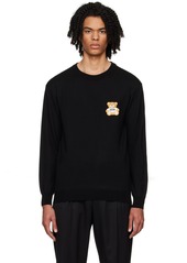 Moschino Black Teddy Bear Sweater