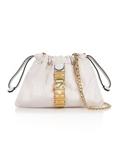 Moschino Drawstring Logo Shoulder Bag