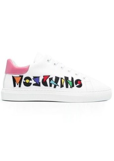 MOSCHINO Embroidered Logo Sneakers