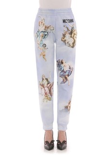 Moschino Fresco Print Joggers in Fantasy Print Light Blue at Nordstrom