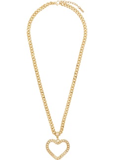 Moschino Gold Love & Peace Necklace