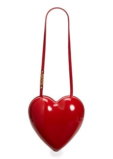 Moschino Heartbeat Patent Shoulder Bag