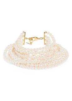 Moschino Imitation Pearl Bracelet