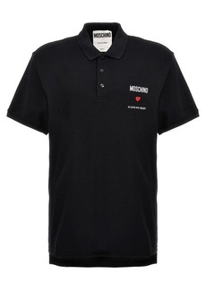 MOSCHINO 'In love we trust' polo shirt