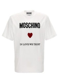 MOSCHINO 'In love we trust' T-shirt