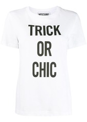 Moschino printed slogan T-shirt