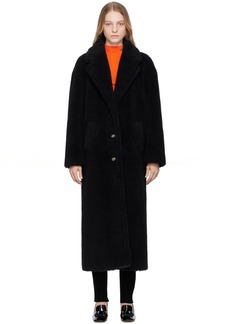 Moschino Jeans Black Button Coat