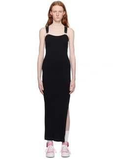 Moschino Jeans Black Overall Maxi Dress