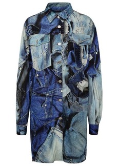 MOSCHINO JEANS Blue polyester dress