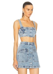 Moschino Jeans Cropped Tank Top