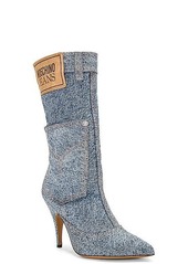 Moschino Jeans Denim Ankle Boot