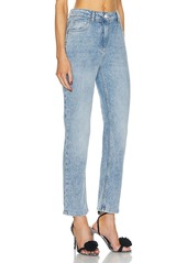 Moschino Jeans High Rise Straight Leg Pant
