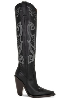Moschino Jeans Knee High Boot
