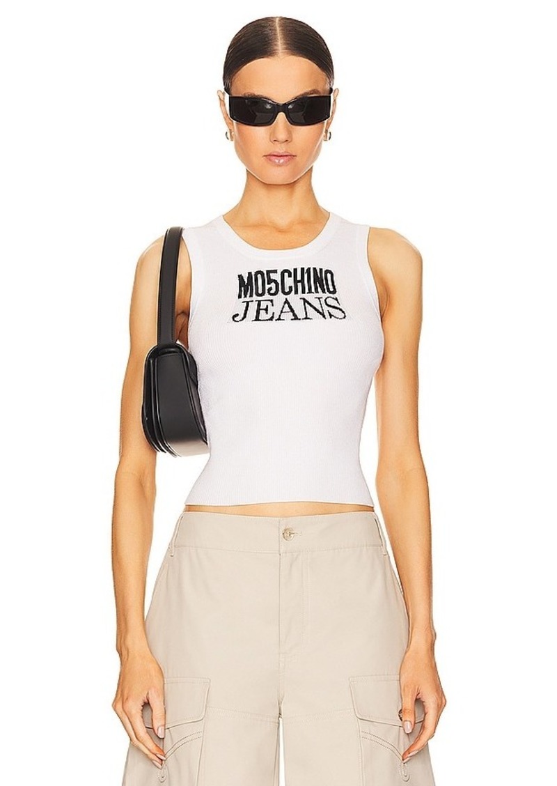 Moschino Jeans Logo Tank