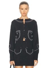 Moschino Jeans Long Sleeve Cardigan