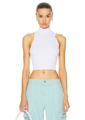 Moschino Jeans Mock-neck Tank Top