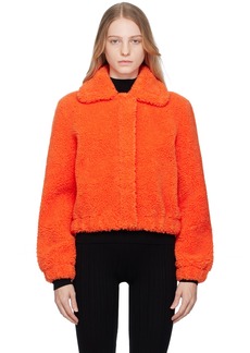 Moschino Jeans Orange Zip Jacket