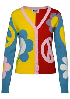 MOSCHINO JEANS PATTERNED CARDIGAN
