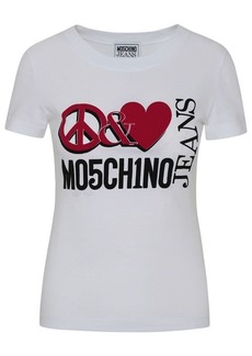 MOSCHINO JEANS White cotton t-shirt