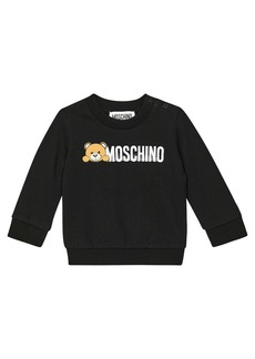 Moschino Kids Baby printed cotton sweatshirt