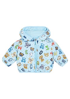 Moschino Kids Baby printed puffer jacket