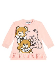 Moschino Kids Baby Teddy Bear cotton jersey dress