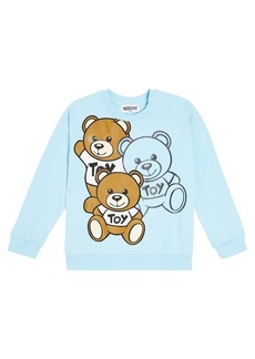 Moschino Kids Baby Teddy Bear cotton jersey sweatshirt