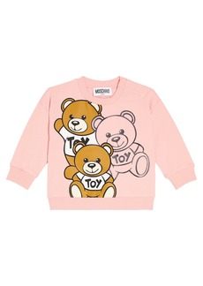 Moschino Kids Baby Teddy Bear cotton jersey sweatshirt