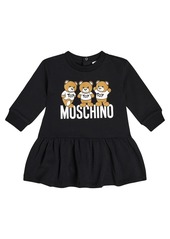 Moschino Kids Baby Teddy Bear cotton sweatshirt dress