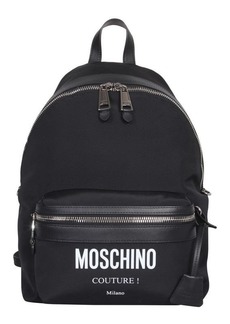 MOSCHINO LARGE BACKPACK WITH LOGO