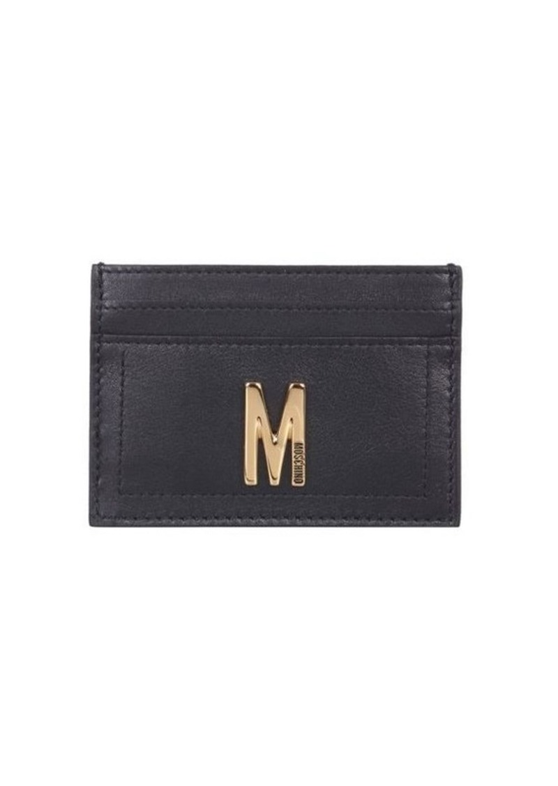 MOSCHINO LEATHER CARD HOLDER