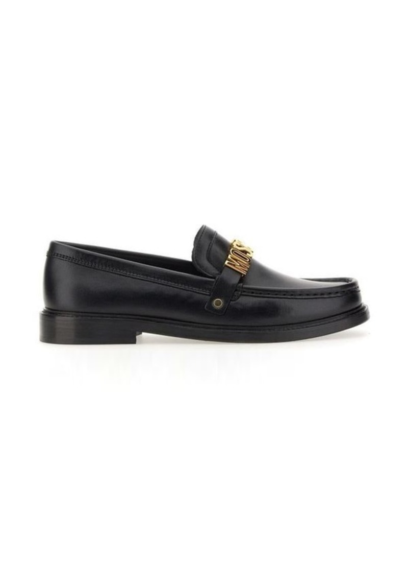 MOSCHINO LOAFER WITH LOGO