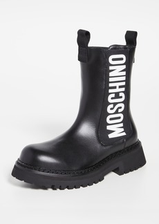 Moschino Logo Boots