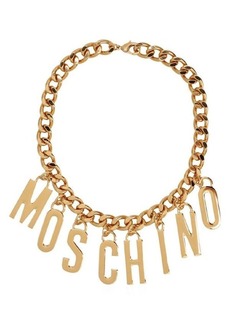 MOSCHINO Logo necklace