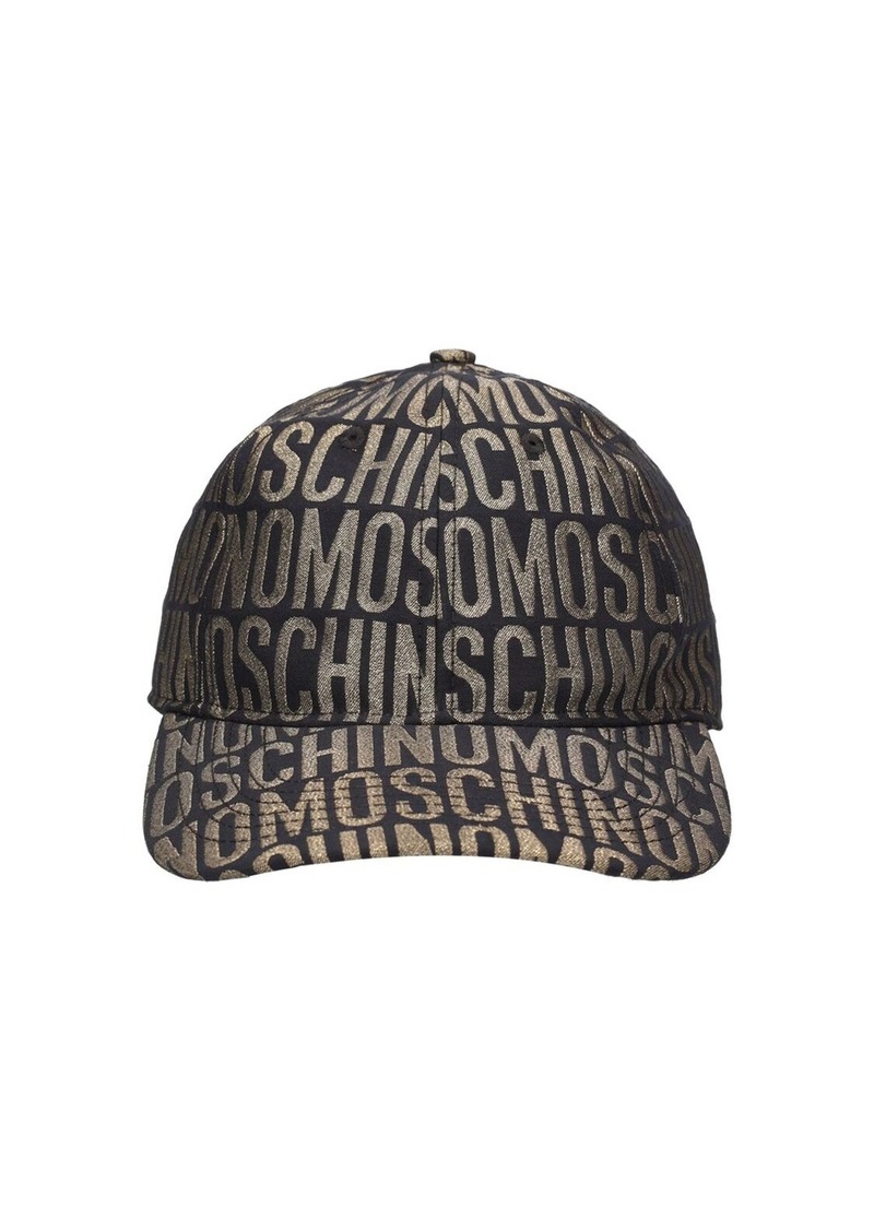 Moschino Logo Nylon Jacquard Cap