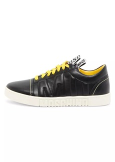 Moschino Mixed-Material Sneakers