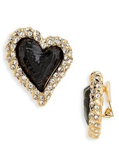Moschino Morphed Heart Clip-On Earrings