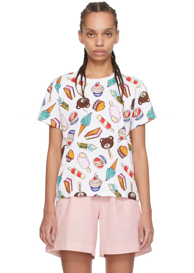 Moschino Multicolor Printed T-Shirt