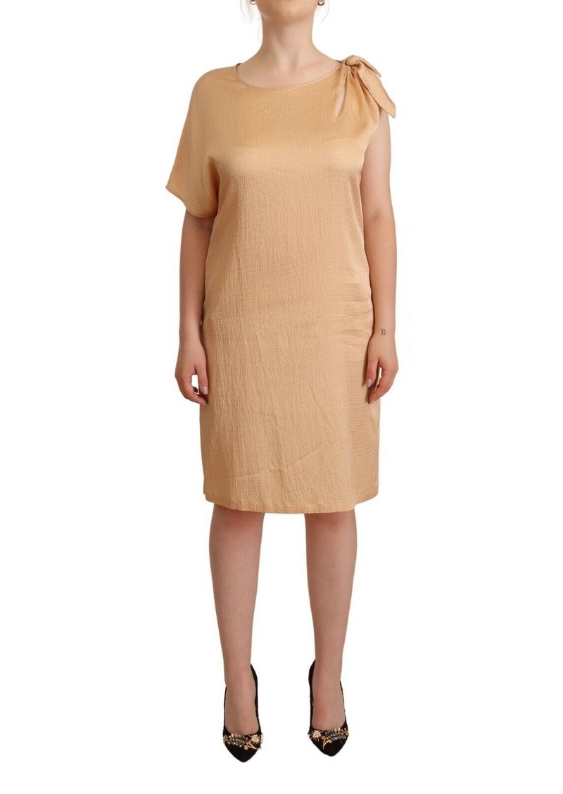 Moschino One Sleeve Knee Length Shift Women's Dress