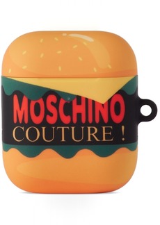 Moschino Orange Hamburger AirPods Headphone Case