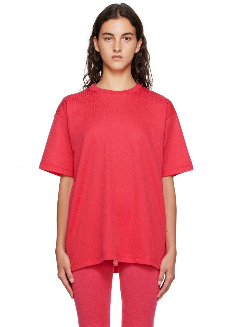 Moschino Pink All Over T-Shirt