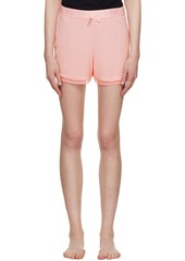 Moschino Pink Lace Trim Pyjama Shorts