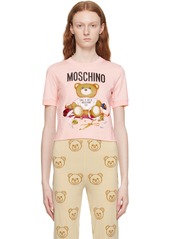 Moschino Pink Teddy Bear T-Shirt