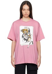 Moschino Pink Teddy Bear T-Shirt