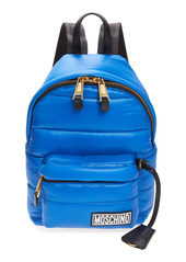 Moschino Puffy Nylon Backpack - Blue