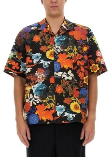 MOSCHINO SHIRT WITH FLORAL PATTERN