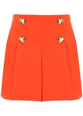 Moschino shorts with heartshaped buttons