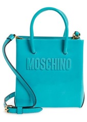 Moschino Small Logo Patent Leather Tote