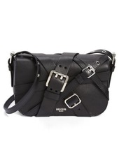 Moschino Tuxedo Belt Leather Shoulder Bag
